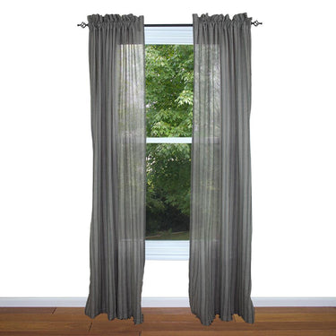 Gristmill - Gray Drapery Panels Unlined P8520012U - The Fox Decor